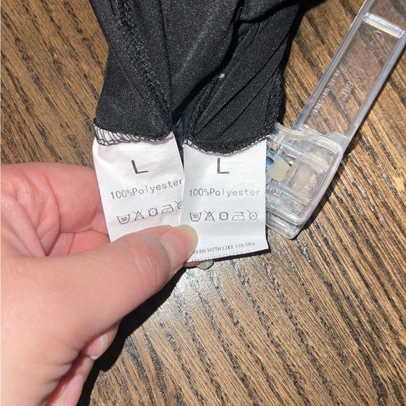 Two Elegant Black yoga Women's Pants - Picture 3 of 5